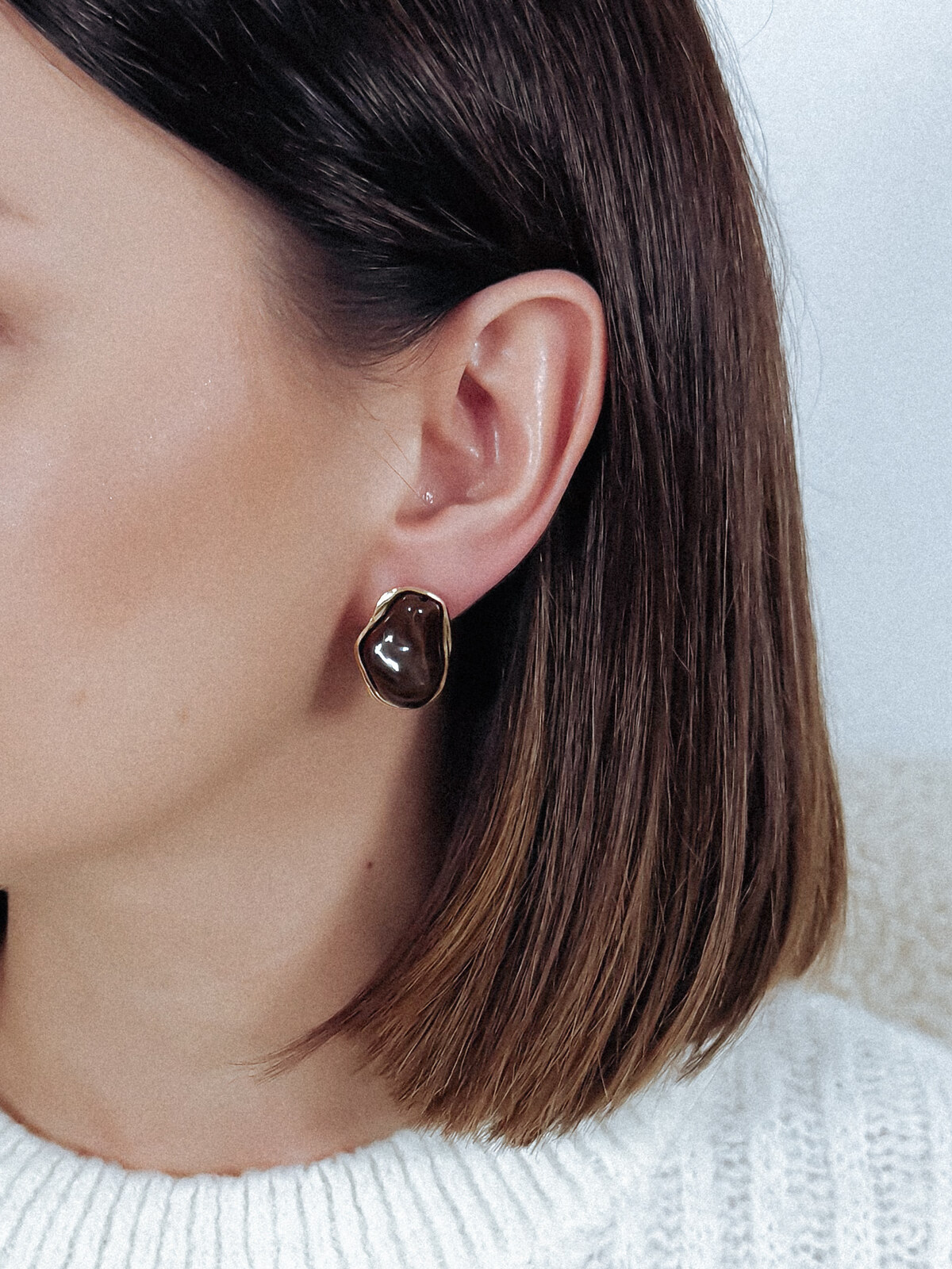 Złote kolczyki K118 zdjęcie 1