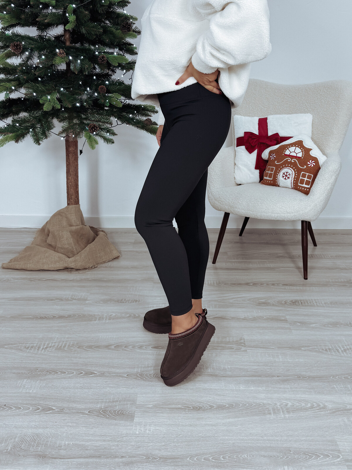 Ocieplane modelujące leginsy PREMIUM czarne SLIM RETURN 2.0 zdjęcie 2