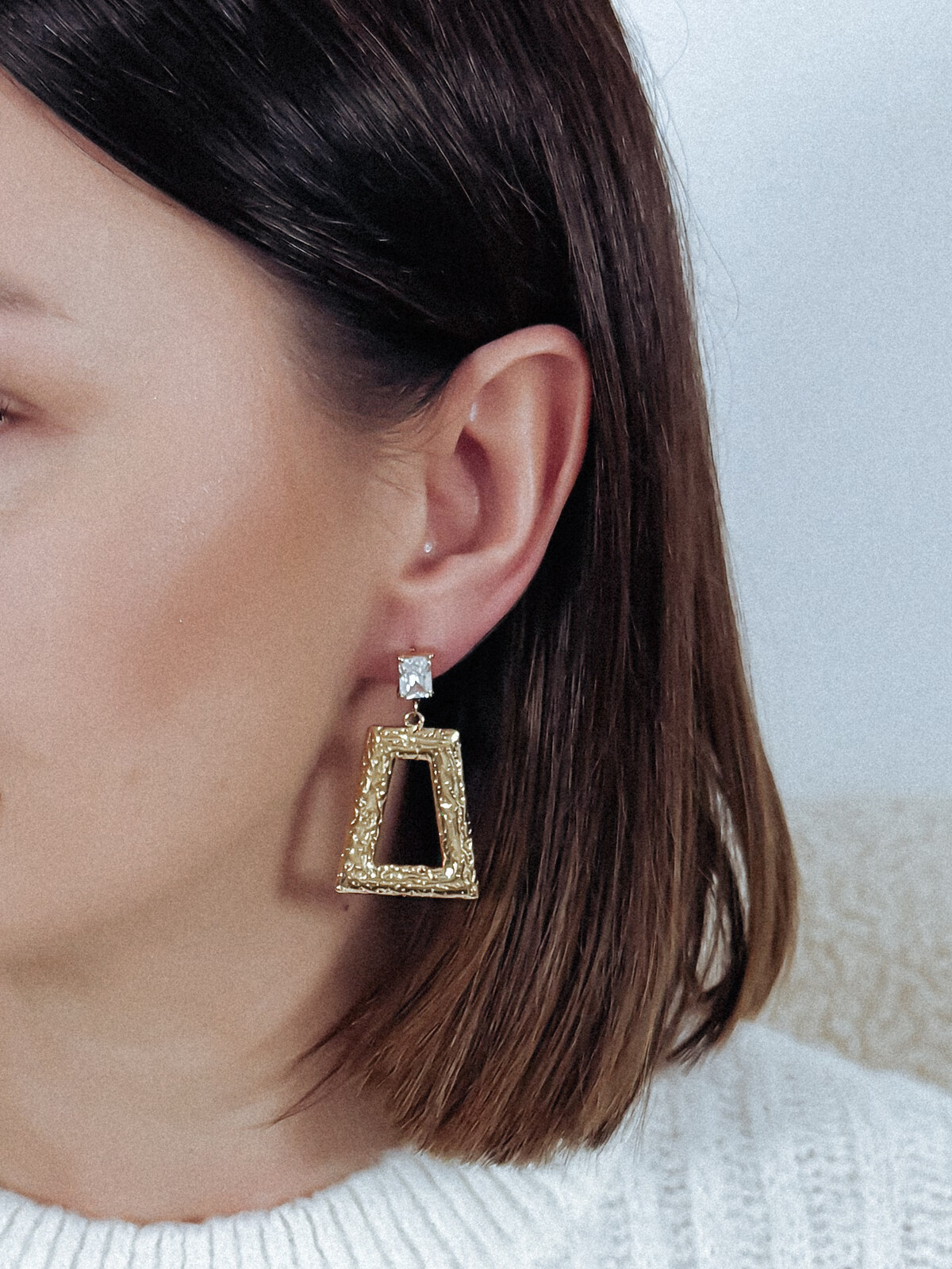 Złote kolczyki K112 zdjęcie 1