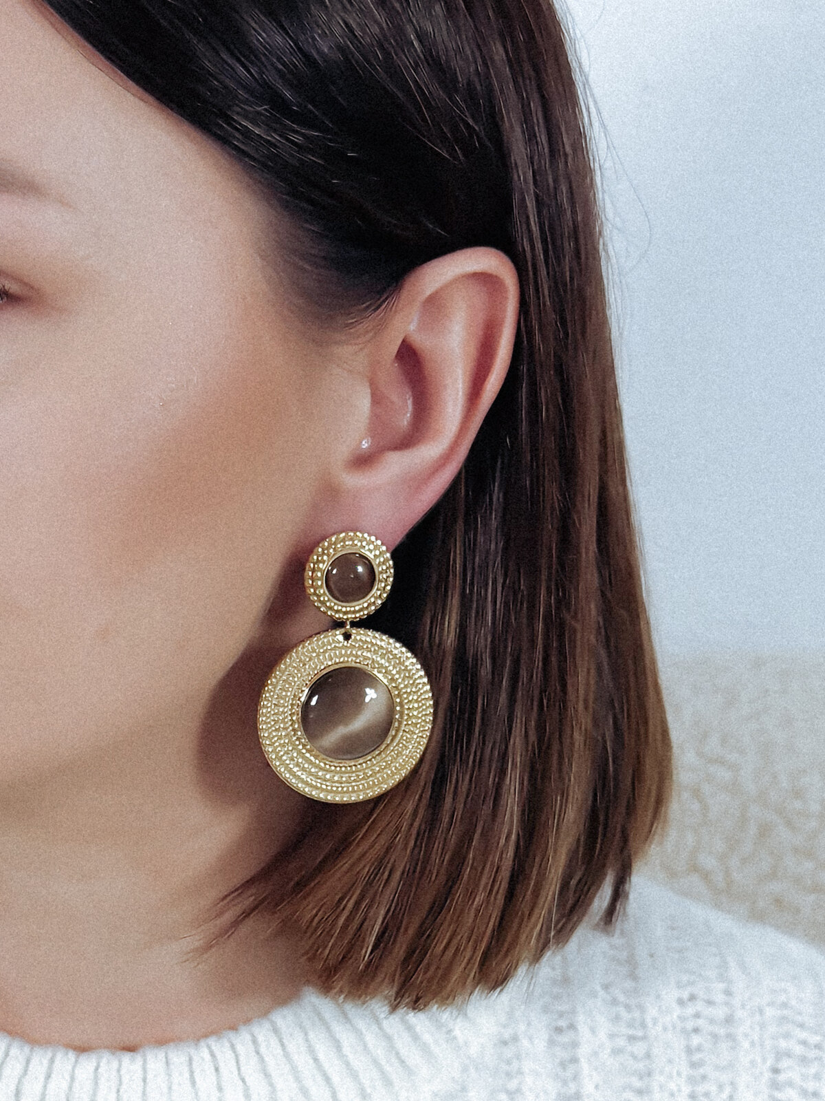 Złote kolczyki K114 zdjęcie 1