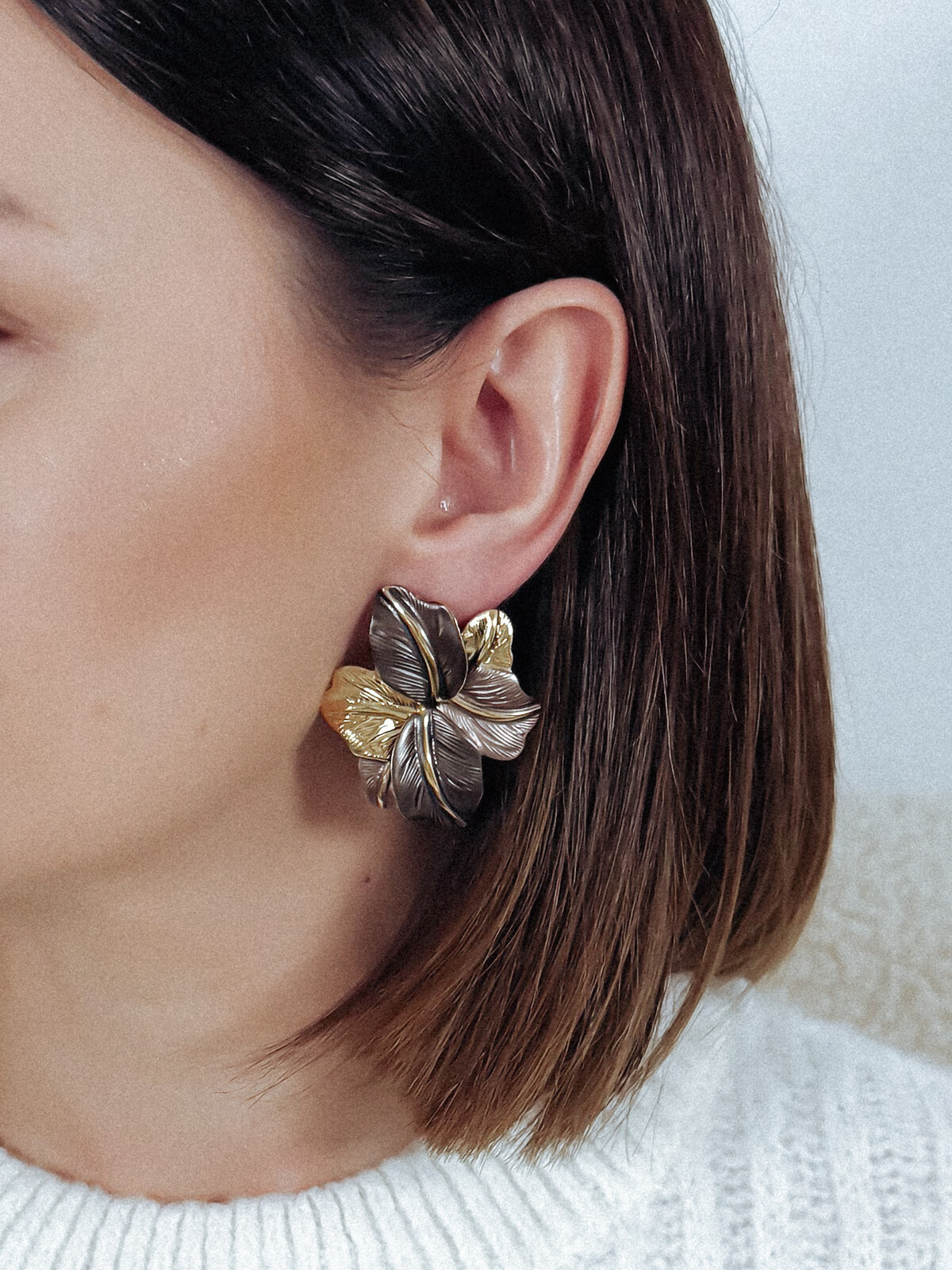 Złote kolczyki K119 zdjęcie 1