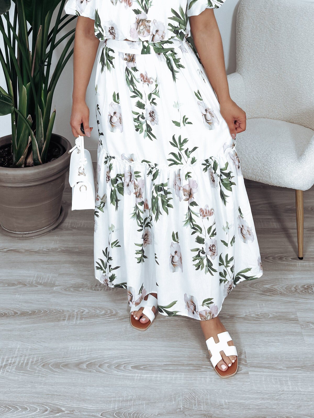 Komplet premium krótki top + maxi spódnica BEAUTY zdjęcie 4