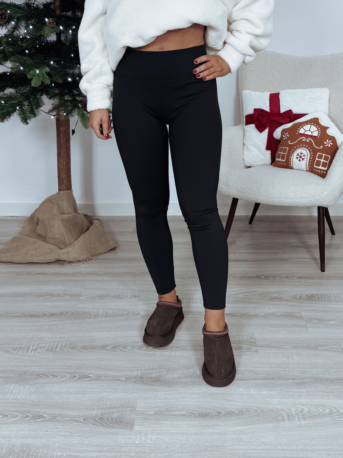 Ocieplane modelujące leginsy PREMIUM czarne SLIM RETURN 2.0 zdjęcie 1