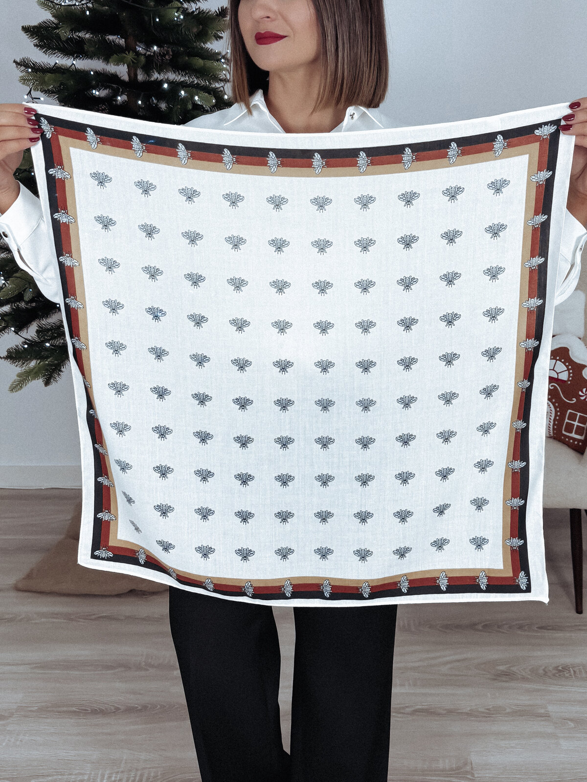 Apaszka z wiskozy LUXURY XXX zdjęcie 1