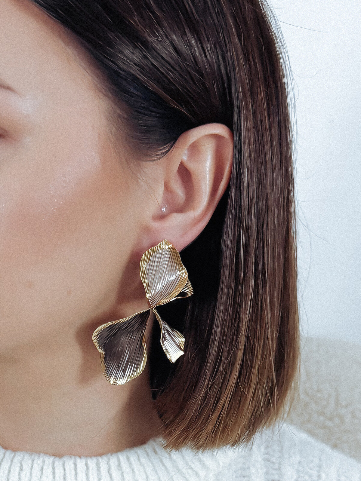 Złote kolczyki K106 zdjęcie 1