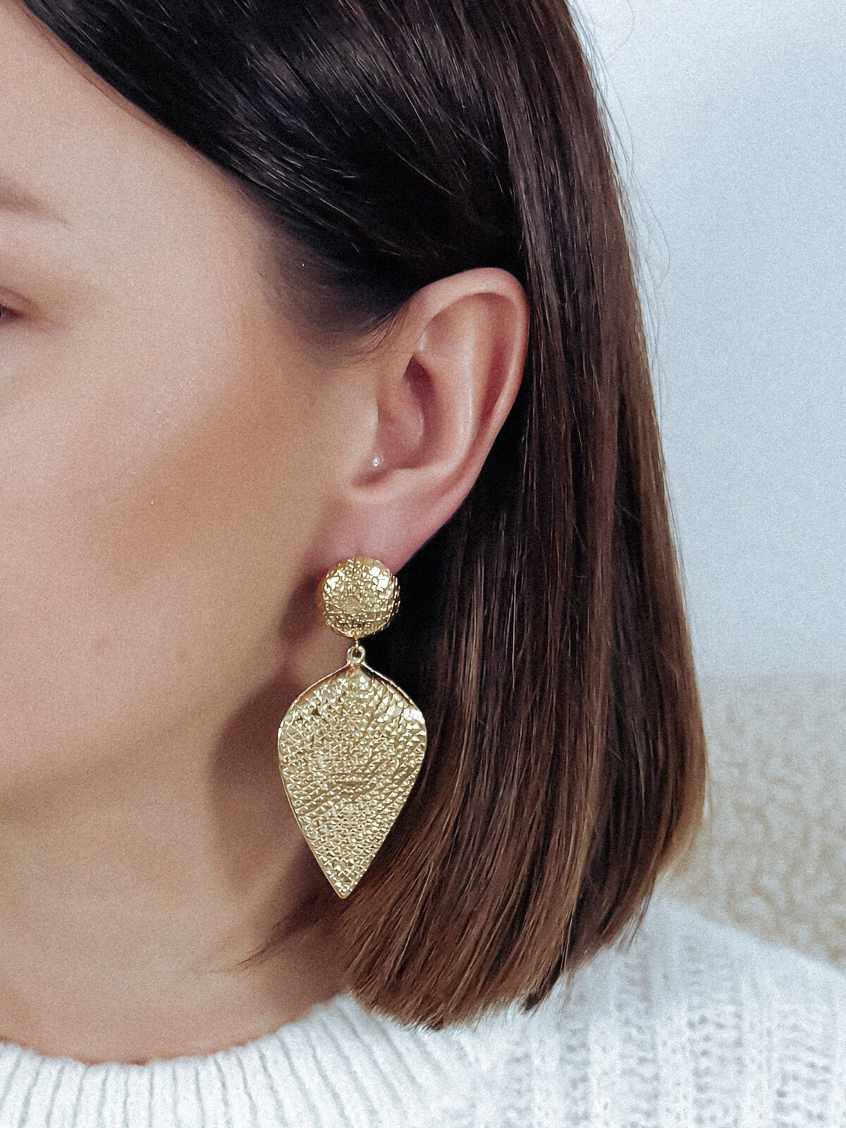 Złote kolczyki K113 zdjęcie 1