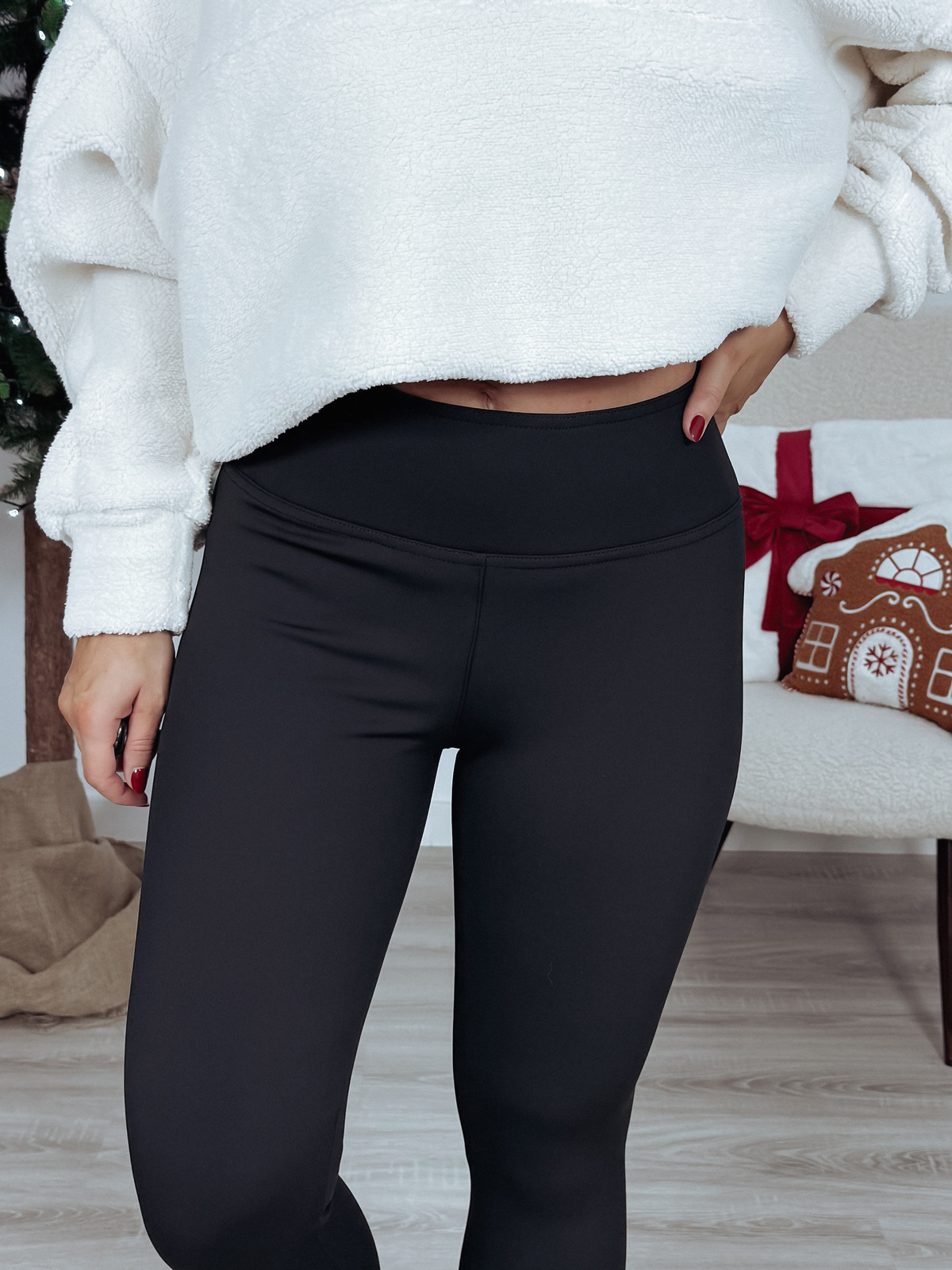 Ocieplane modelujące leginsy PREMIUM czarne SLIM RETURN 2.0 zdjęcie 4