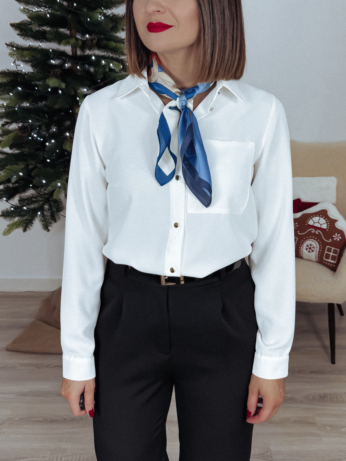 Apaszka satynowa LUXURY XXI zdjęcie 2