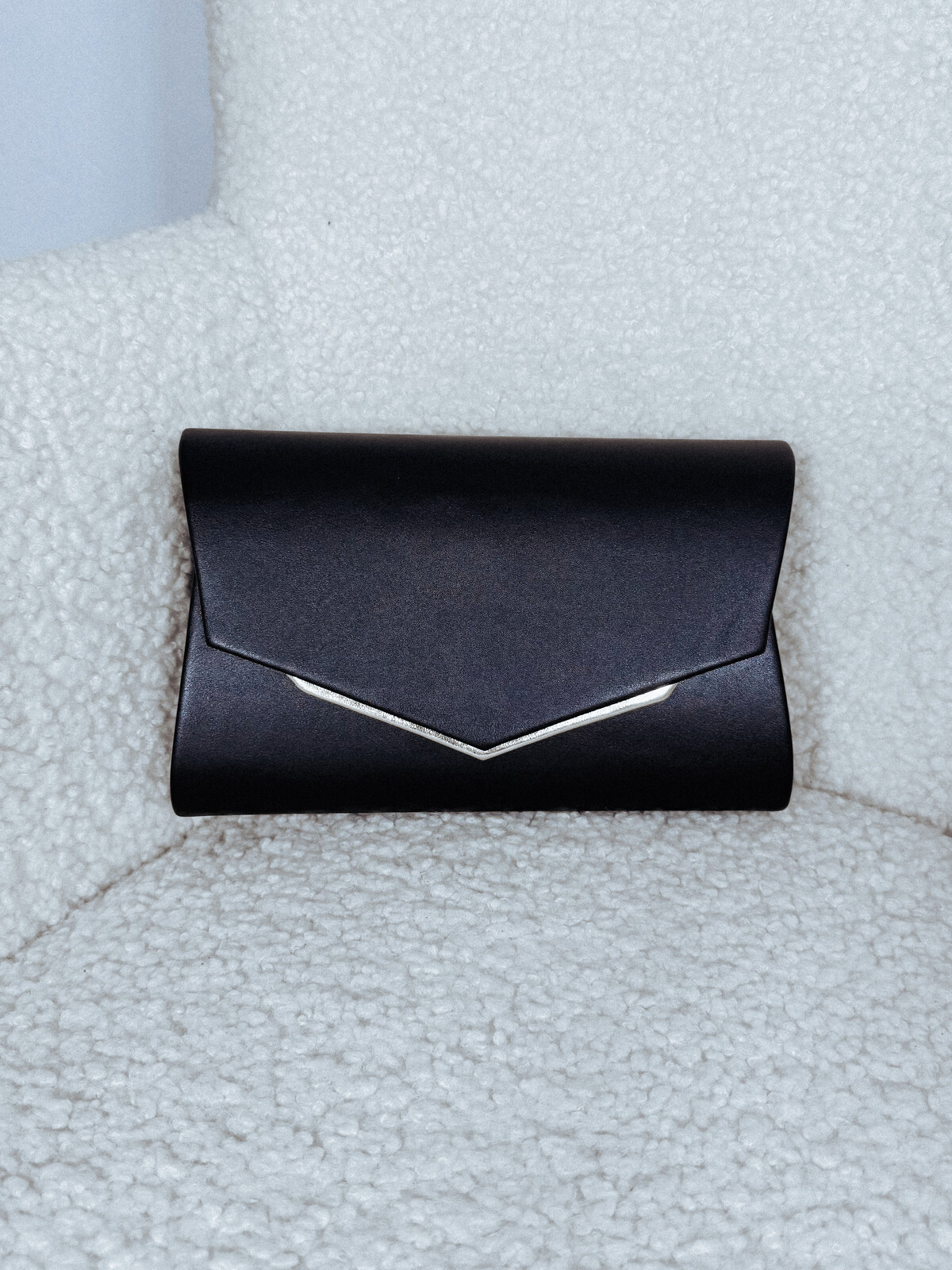 Torebka wizytowa elegancka czarne lico MILLANI zdjęcie 1