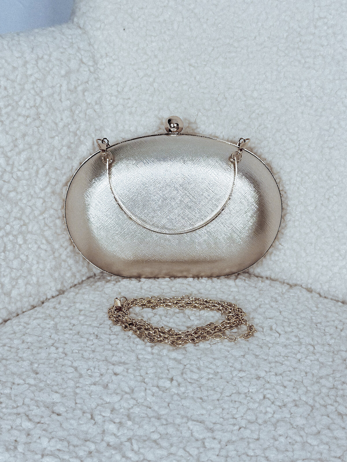 Torebka wizytowa/puzderko złota GOLDIA zdjęcie 2