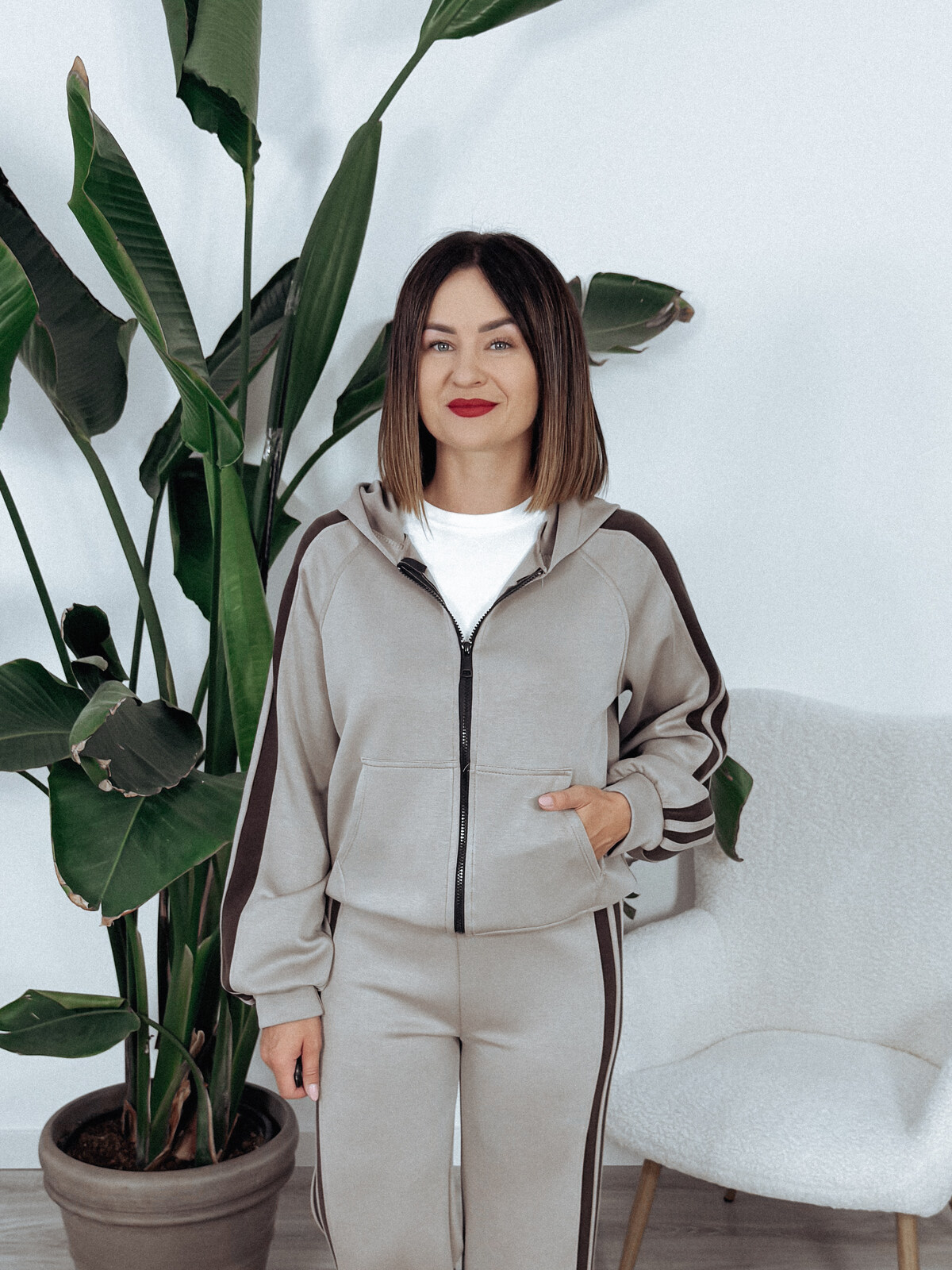 Bluza rozpinana z kapturem - materiał MASEŁKO | fango HOODY zdjęcie 1