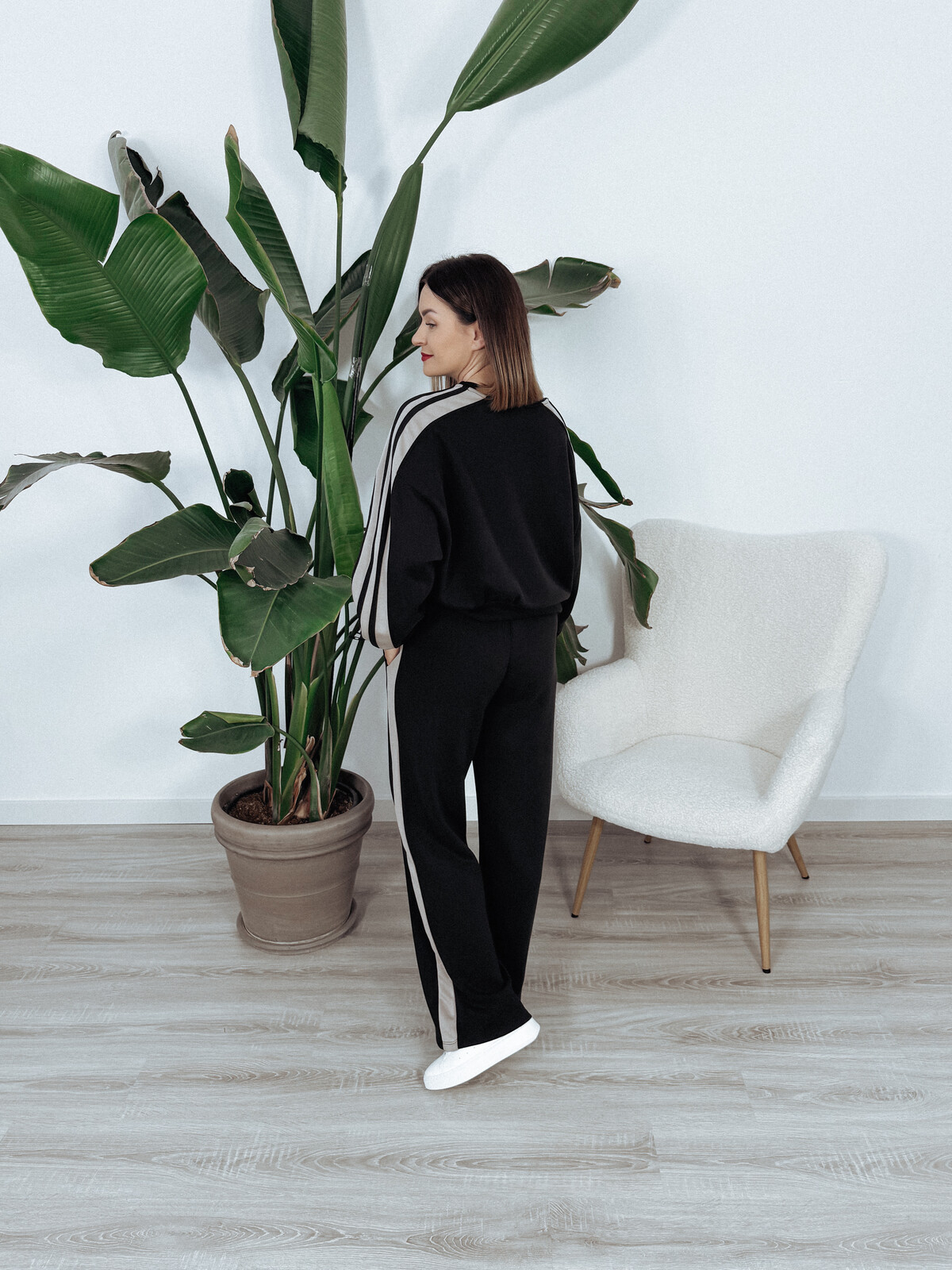 Bluza - materiał MASEŁKO | czarna SPORTI - PRE ORDER zdjęcie 4