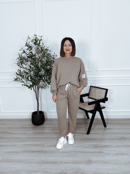 Komplet bawełniany bluza + spodnie fango ARIA