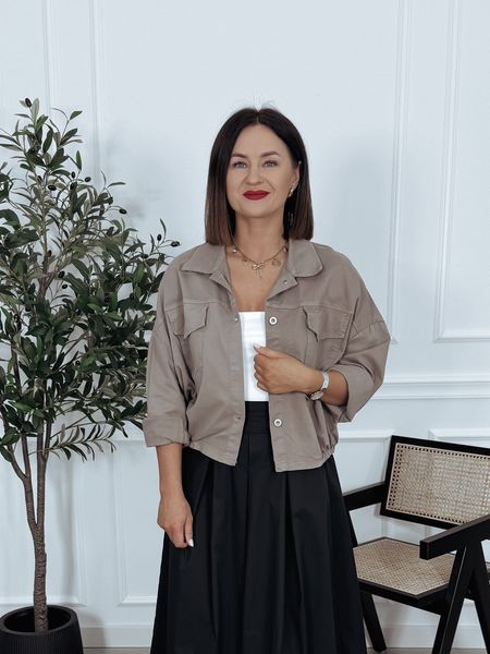 Kurtka bawełniana bomberka fango SENTI