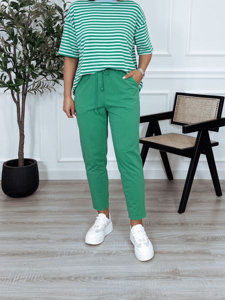 Spodnie dresowe zielone EMILY