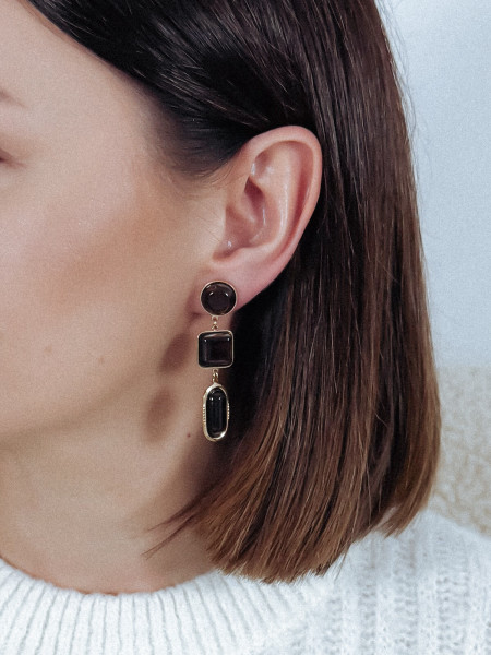 Złote kolczyki K115