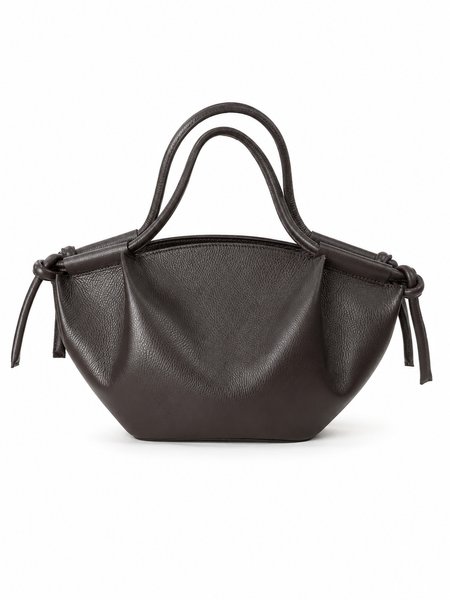 Torebka ze skóry naturalnej brązowa COMINO