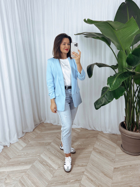 Marynarka baby blue LEYLA