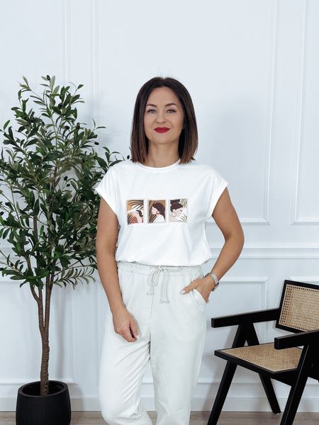 T-shirt z nadrukiem STRIPES