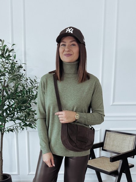 Luźny golf jasna zieleń DELIO