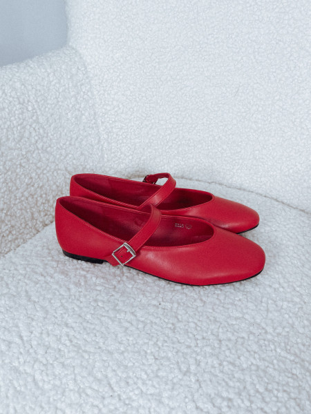 Baleriny czerwone DOLY
