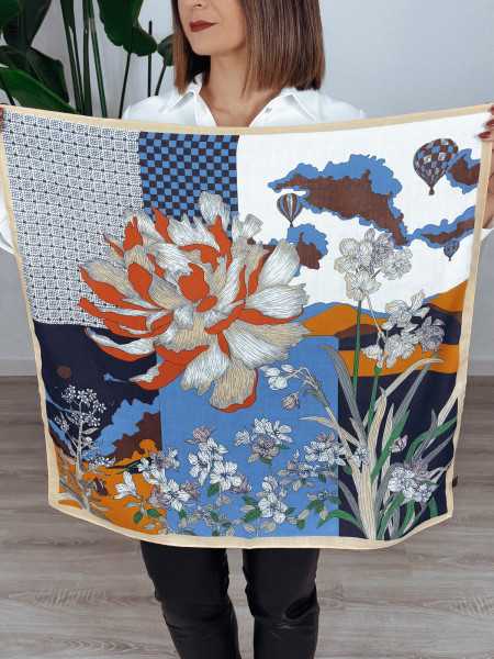 Apaszka z wiskozy LUXURY XVII