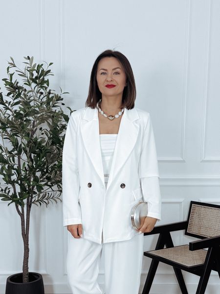 Marynarka biała PATRIZIA