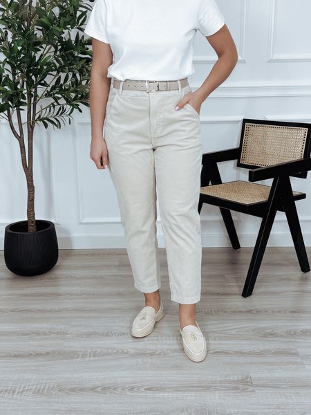 Spodnie sztruksowe beżowe ODELL