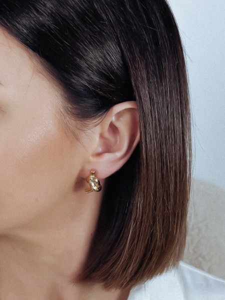 Z艂ote kolczyki K066