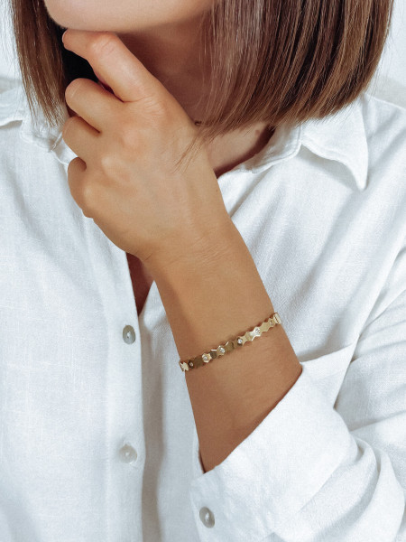 Złota bransoletka B011